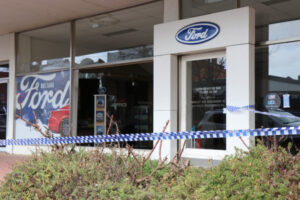 Ute stolen and showroom rammed