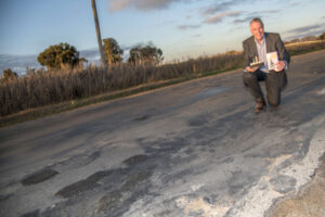 Road repair delay anger