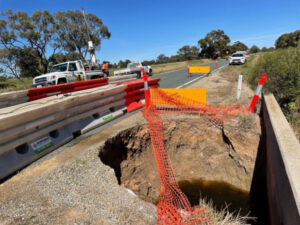 Highway section closed