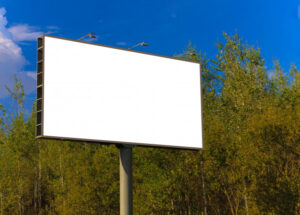 Illuminated promotion sign approved