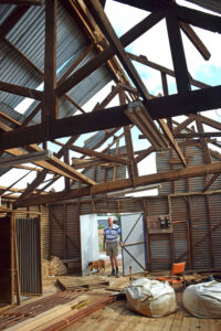 Storm damages properties, sparks fires