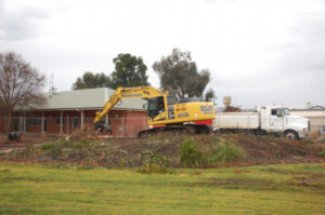 Site cleared for new admin wing