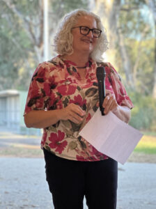 Women marching forward turning promises into progress