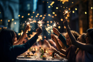 New Year’s party in Atkinson Park