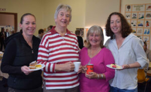 Emotions shared over morning tea