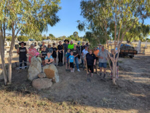 Rotary organised volunteers clean up cemetery