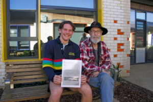 Unlikely pen pals reunite at Glenarm Aged Care