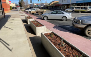 Kerang centre paving work on track