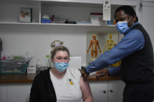 Boort residents get the jab done