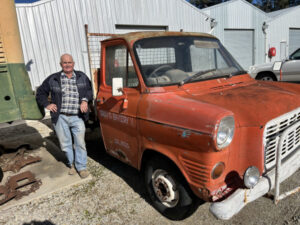 Laurie Gray uses loaf and donates vehicles to museum