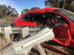 Driver in serious condition