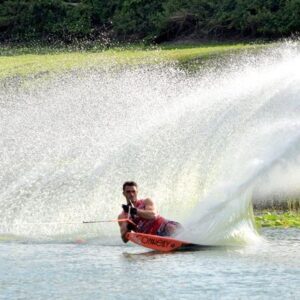 Lake Boga master class from slalom world champ Joel Howley