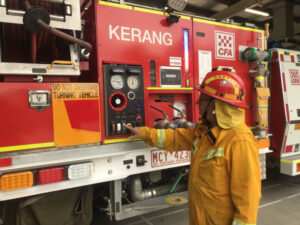 Storms spark blazes across the district