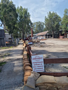 Arbuthnot Sawmills logged out until water recedes