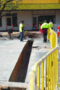 New water mains installed