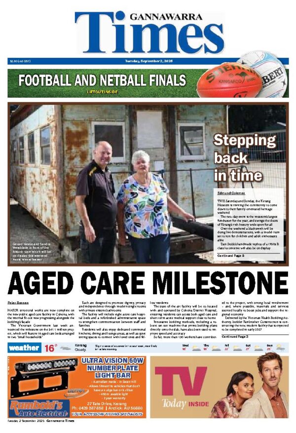 Gannawarra Times – 2nd September 2025