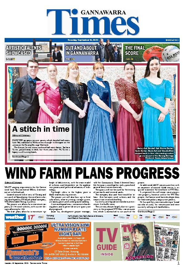 Gannawarra Times – 16th September 2025
