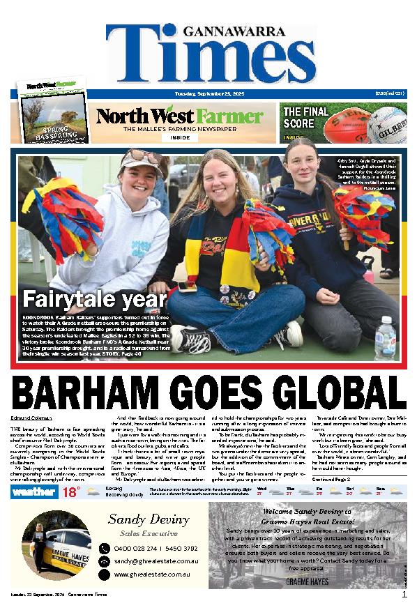 Gannawarra Times – 23rd September 2025