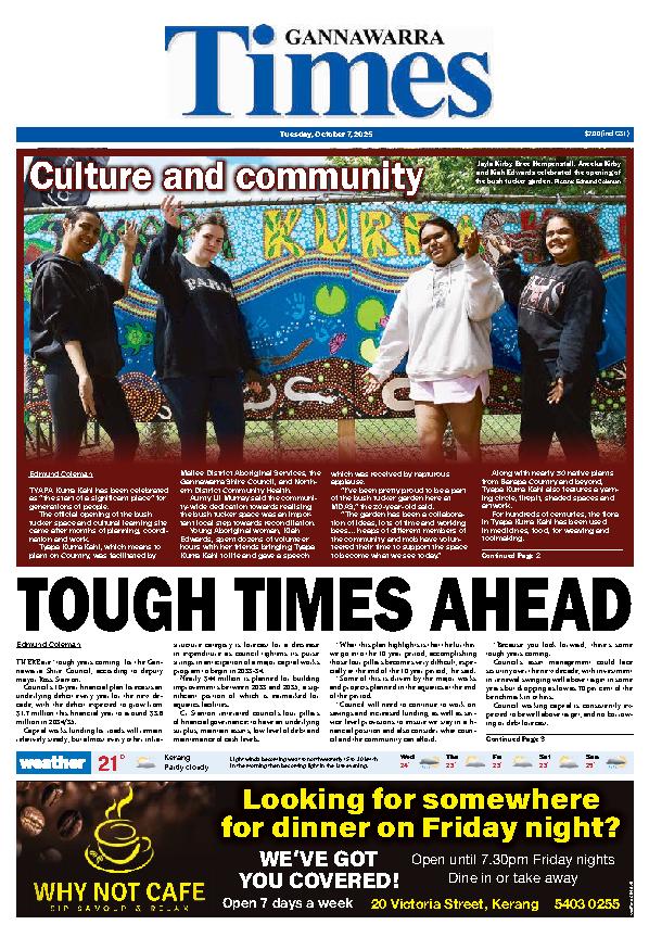 Gannawarra Times – 7th October 2025