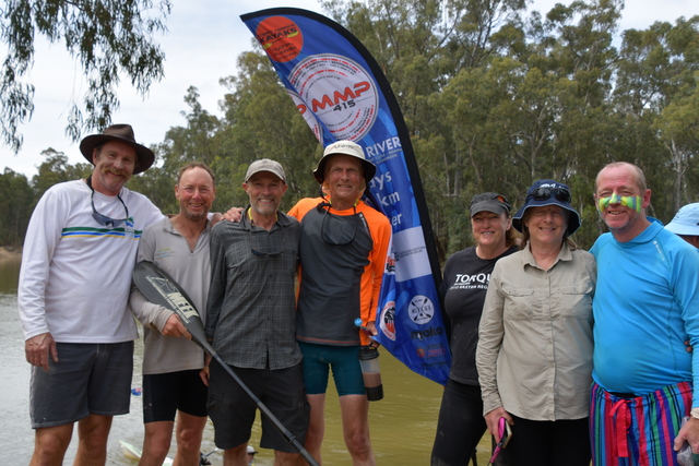Charitable kayakers finish marathon