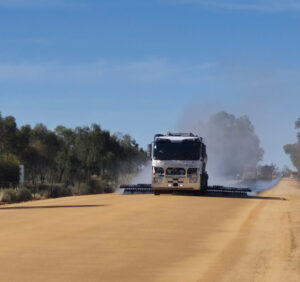 Road improvements near Leitchville