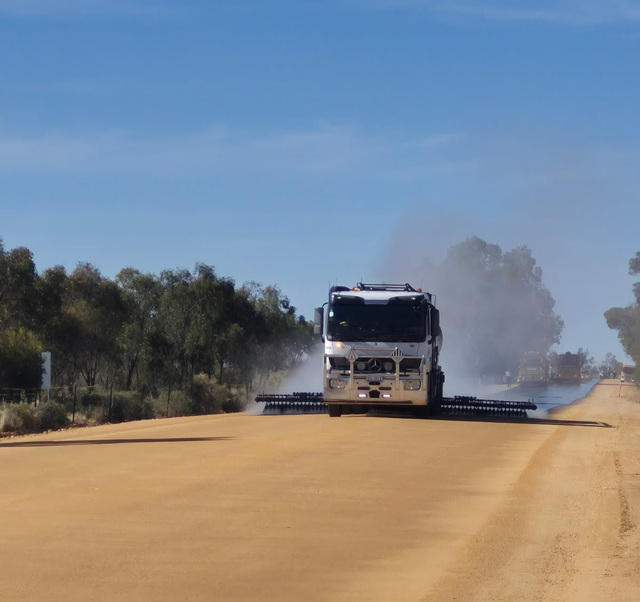 Road improvements near Leitchville