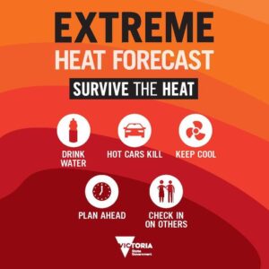 Be heat health aware this week
