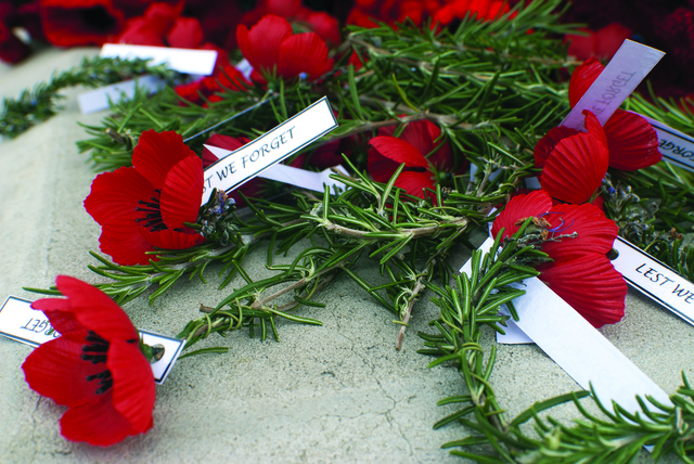 The significance of flowers on Anzac Day