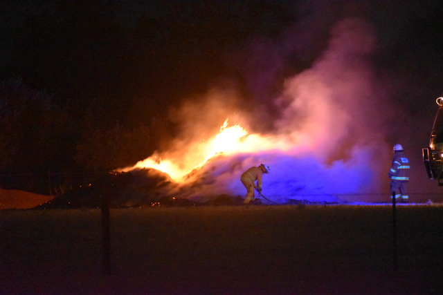 Haystacks ignite without warning