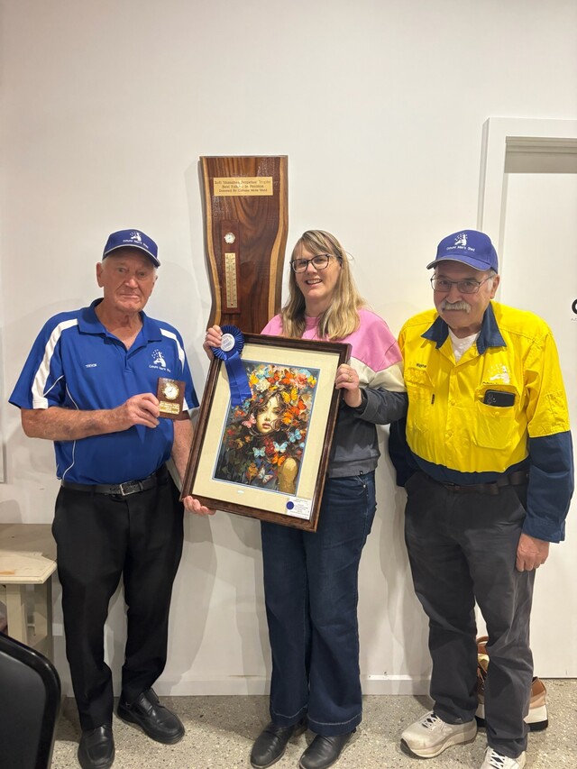 Triple triumph at Cohuna Show